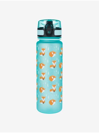 Modrá tritanová láhev na pití liška, 500 ml Baagl