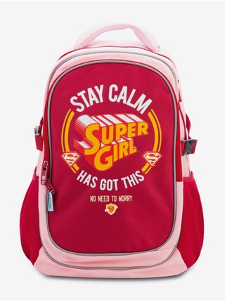 Školní batoh s pončem Supergirl – STAY CALM