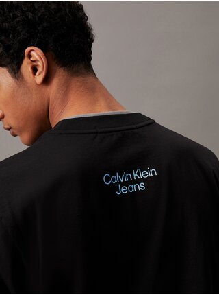 Černé pánské oversized tričko Calvin Klein Jeans