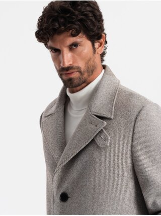 Pánsky jednoradový kabát Ombre Clothing