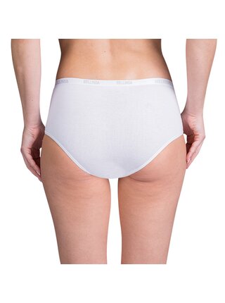 LADIES COTTON BOXER - Dámské bavlněné kalhotky - bílá