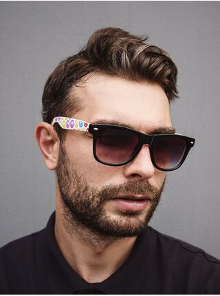 OEM Sluneční brýle Nerd Peace černo-bílá