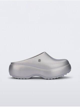 Dámské pantofle ve stříbrné barvě Melissa Free Clog Platform