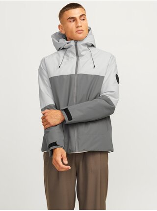Šedá pánská lehká bunda Jack & Jones Aiden