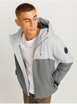 Šedá pánská lehká bunda Jack & Jones Aiden