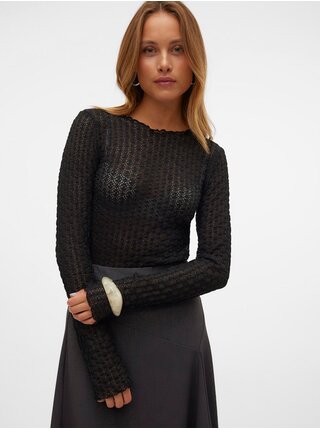 Černé dámské tričko Vero Moda Shelby