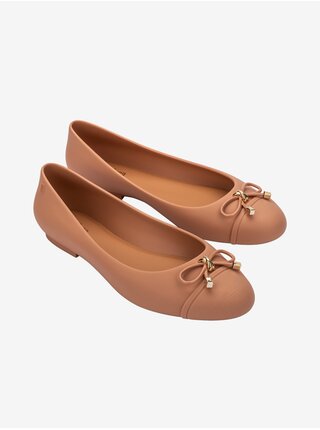 Hnědé dámské baleríny Melissa Doll