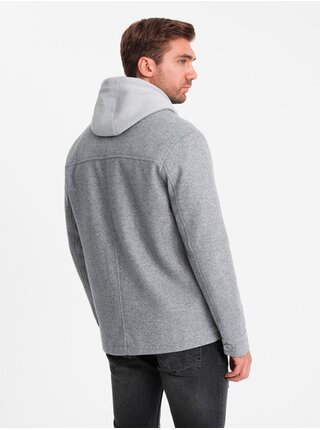 Pánská lehká fleecová bunda Ombre Clothing V2 OM-JANP-0199