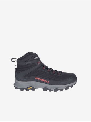 Černé pánské kotníkové outdoorové tenisky MERRELL Moab Speed MID WP Spike