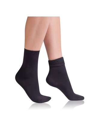 WINTER SOCKS - Dámské zimní ponožky - černá