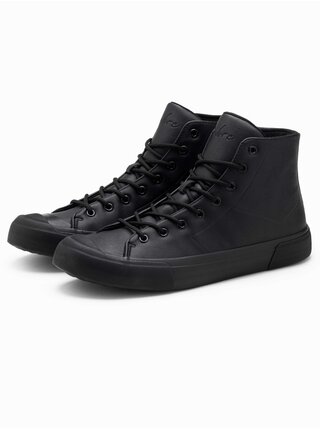 Pánske vysoké tenisky s gumovou špičkou Ombre Clothing