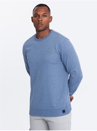 Pánska melanžová mikina Ombre Clothing