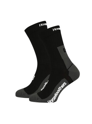 Technické funkční ponožky Cadence Long - black velikost 5 - 7 HORSEFEATHERS