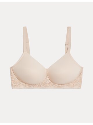 Hladká podprsenka Body Soft™ s kosticemi a plnými košíčky, vel. F–H Marks & Spencer béžová