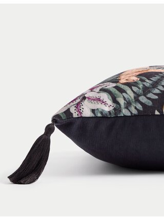 Žinylkový polštář s leopardím potiskem Marks & Spencer námořnická modrá