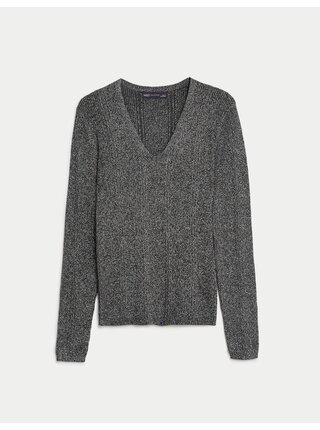Dámský třpytivý pletený top Marks & Spencer