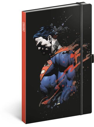 NOTIQUE Notes Superman, linkovaný, 13 x 21 cm