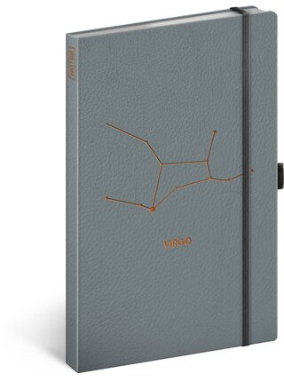 NOTIQUE Notes Zvěrokruh Panna, linkovaný, 13 x 21 cm