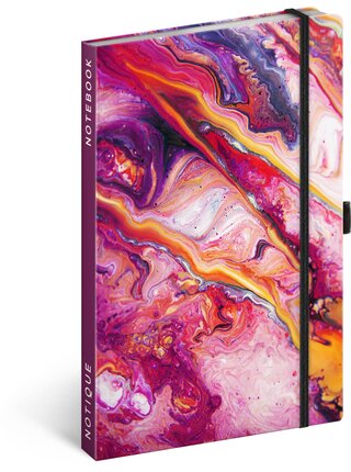 NOTIQUE Notes Marble, linkovaný, 13 x 21 cm BAAGL