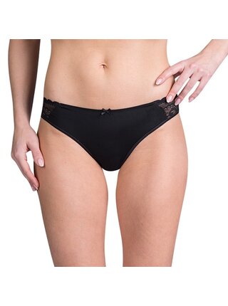 DAILY LACE MINISLIP - Dámské krajkové kalhotky - černá