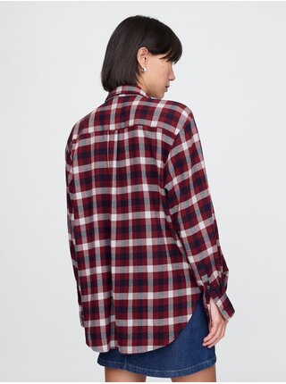 Dámská oversize flanelová košile Big Shirt GAP