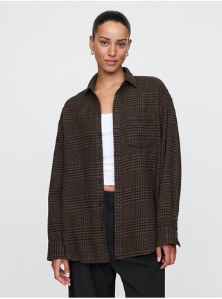 Dámská oversize flanelová košile Big Shirt GAP