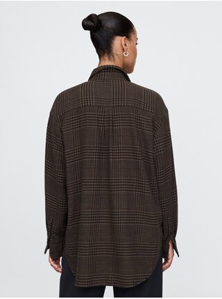 Dámská oversize flanelová košile Big Shirt GAP