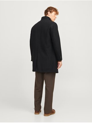 Čierny pánsky kabát Jack & Jones Wilson