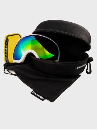 Snowboardové brýle Knox - white/mirror green HORSEFEATHERS