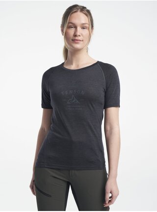dámské vlněné triko TENSON Himalaya Wool Tee W černé