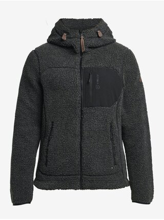 Dámska Fleecová Mikina S Kapucňou Tenson Himalaya Teddy Zip W Čierna