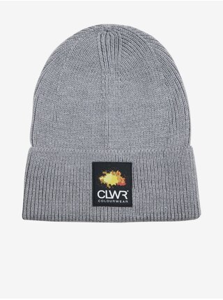 unisex kulich COLOURWEAR Badge Beanie Large šedý