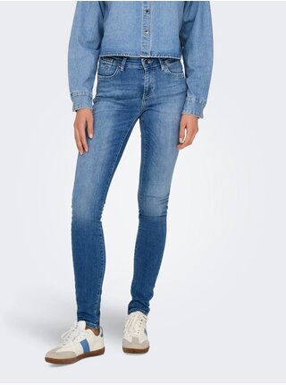 Modré dámske skinny fit džínsy ONLY Blush