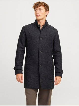 Kabáty pre mužov Jack & Jones - tmavosivá