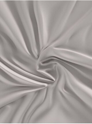 Saténové prostěradlo Luxury Collection 200x200cm světle šedé Kvalitex