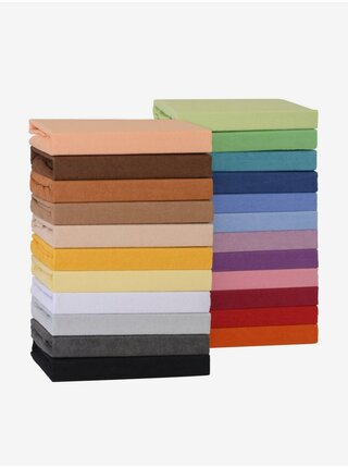 Froté prostěradlo 200x200cm tmavě fialové Kvalitex