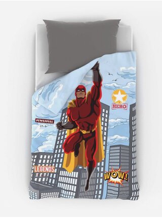 Ložní povlečení pro mladé 140x200, 70x90cm SUPERHERO