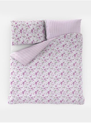 Francouzské prodloužené bavlněné povlečení PROVENCE COLLECTION 240x220, 70x90cm VIENTO růžové