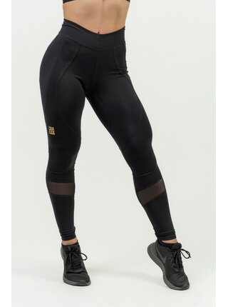 NEBBIA Dámské tvarující push-up legíny INTENSE Heart-Shaped 843 Gold Nebbia
