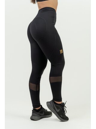 NEBBIA Dámské tvarující push-up legíny INTENSE Heart-Shaped 843 Gold Nebbia