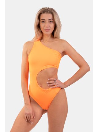 Oranžové Asymmetric monokini na jedno rameno 458