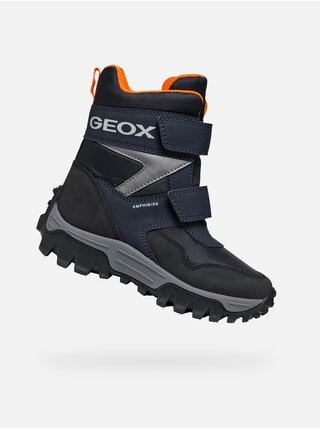 Tmavě modrá klučičí zimní obuv Geox Himalaya B ABX
