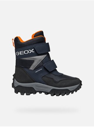 Tmavě modrá klučičí zimní obuv Geox Himalaya B ABX