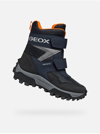 Tmavě modrá klučičí zimní obuv Geox Himalaya B Abx
