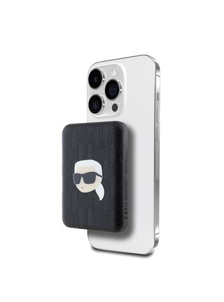 Karl Lagerfeld Embossed Karl Head MagSafe Powerbanka 5000mAh Black