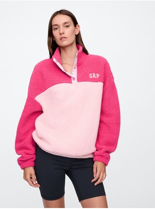 Oversize sherpa mikina GAP