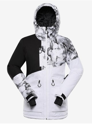 Dámská lyžařská bunda s membránou ptx ALPINE PRO UZERA white varianta pb