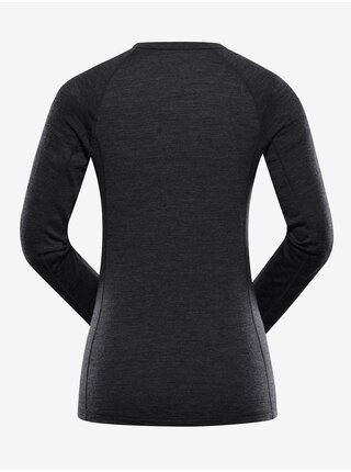 Dámské triko z merino vlny ALPINE PRO MERENA black