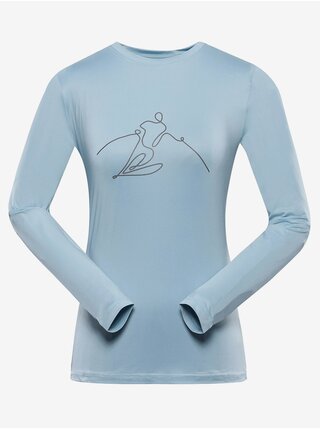 Dámské rychleschnoucí triko ALPINE PRO LOUSA aquamarine varianta pa