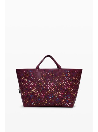 Vínový dámský shopper Desigual